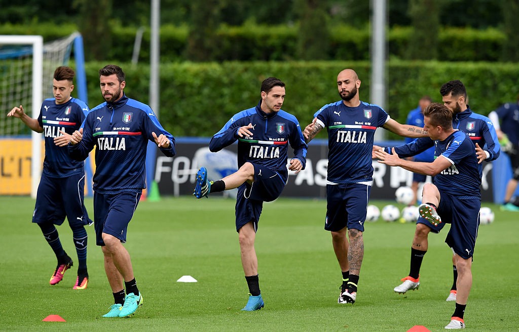 Italy Training Session And Press Conference