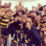 esultanza vr-vicenza 3-2