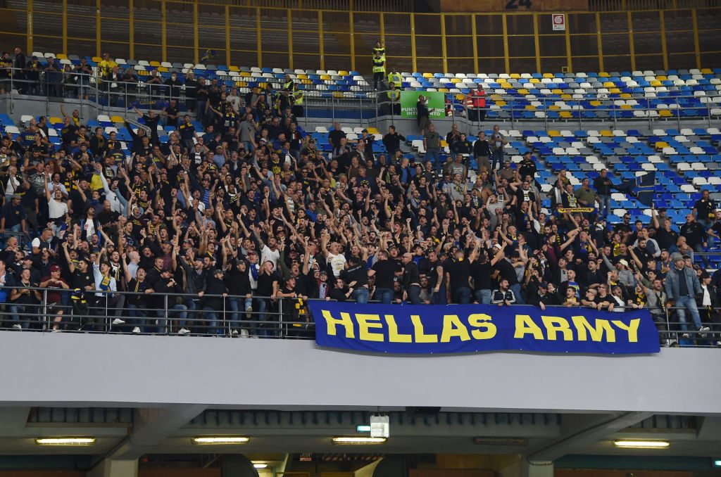 Tifosi Hellas a Napoli 19.10.19