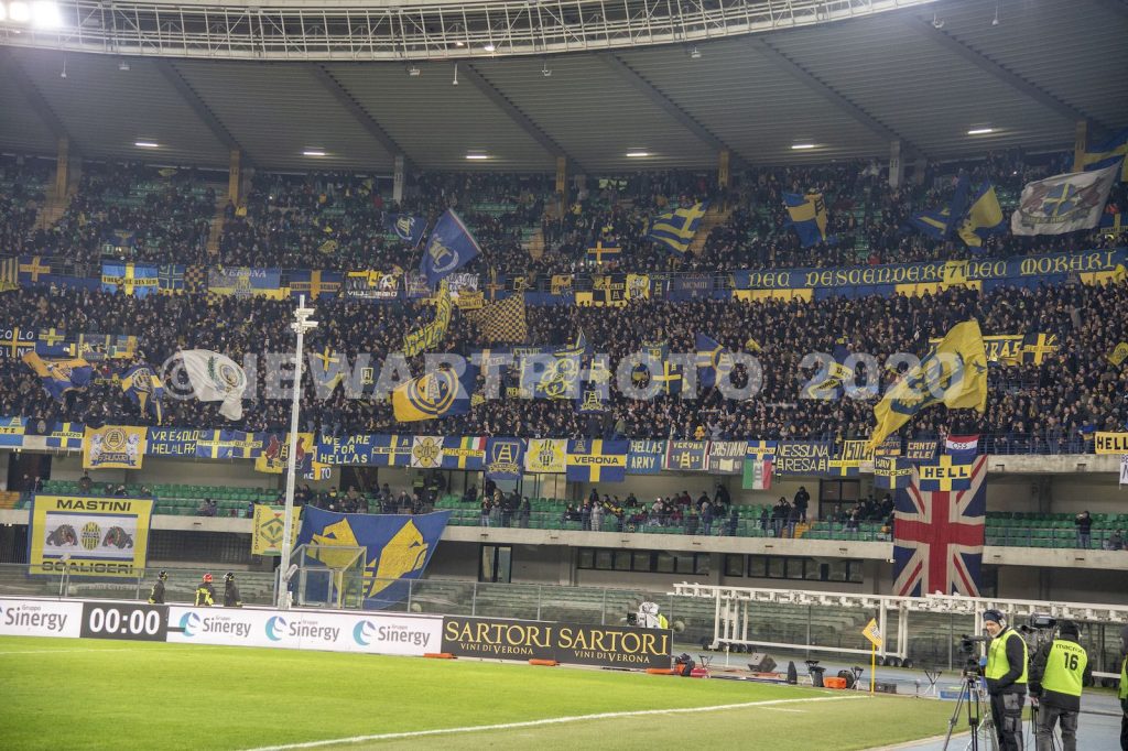 curva sud 8 febbraio 2020 Verona-Juventus