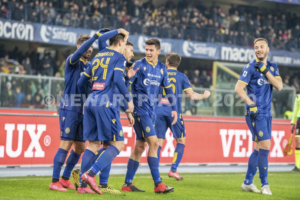 esultanza verona juve
