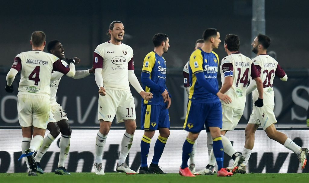 verona salernitana 9.1.22