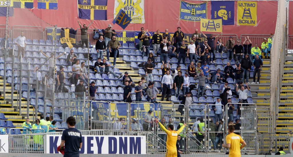 Tifosi a Cagliari 2017