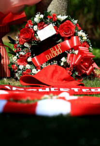 Tributes Laid For Diogo Jota At Anfield