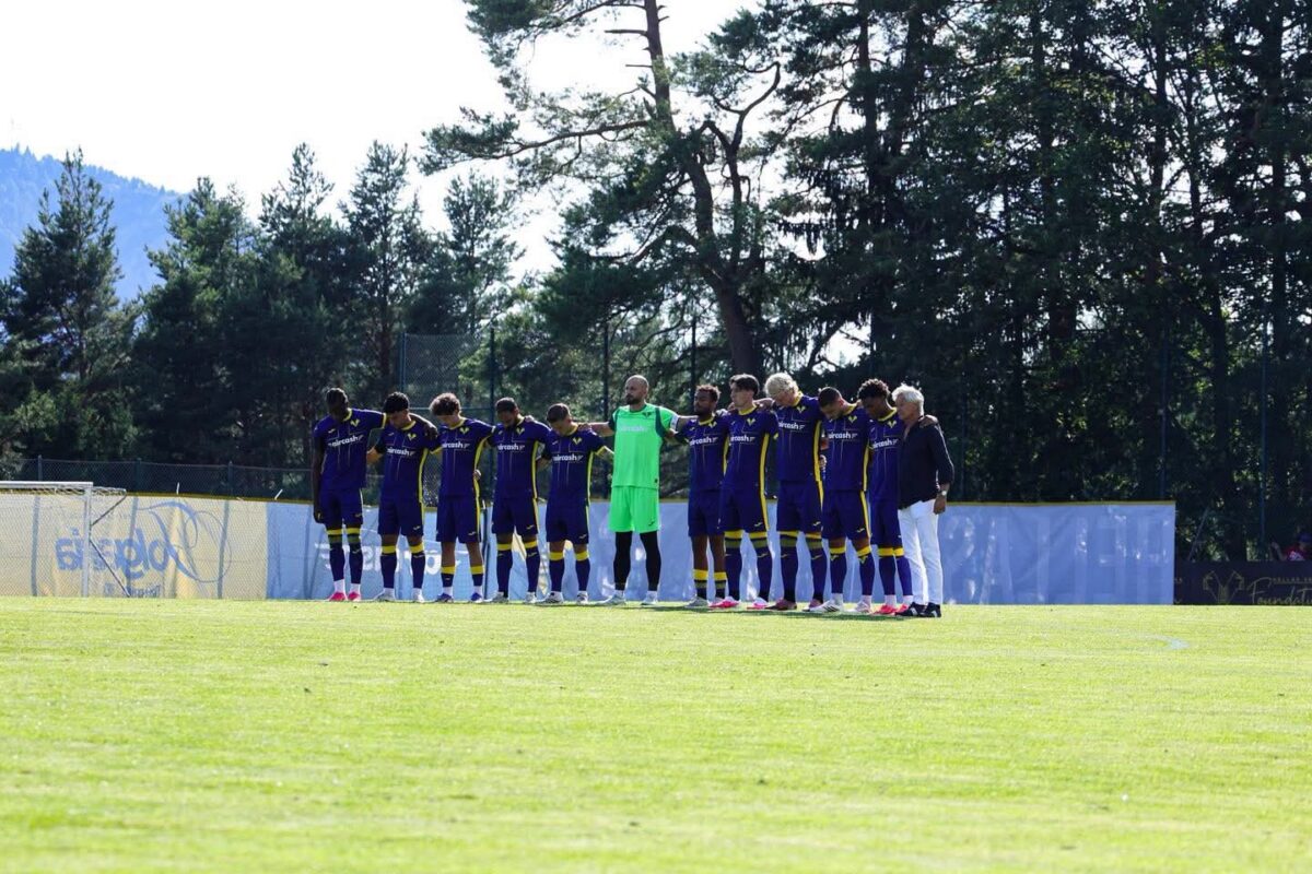 Verona, 8-1 al Rovereto. Omaggio dei tifosi gialloblu a Osvaldo Bagnoli